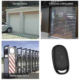 1-5pcs 433MHz Four-Key Copy Wireless Remote Control for Electric Garage Access Electric Lane Gate Battery Powered Self Copy Remo