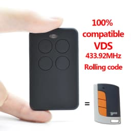 Clone VDS Remote Control VDS ECO-R / TRQ P Garage Door Remote Control 433.92MHz Garage Door Opener Handheld Wireless Transmitter