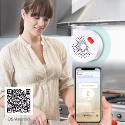 Smart Gas Monitoring, Real-Time Detection, Safeguard Your Home, Tuya Zigbee Gas Detector, Compatible With Alexa And Google Home.