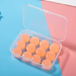 Upgraded silicone earplugs 2.5g swimming waterproof noise-reducing sleep 2 pieces 6 pieces 12 pieces