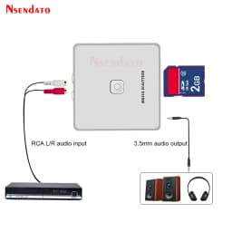 EZCAP 241 Music Digitizer Audio Capture Recorder Box Convert old analog Music Cassette Player to MP3 SD Card USB Flash Disk File