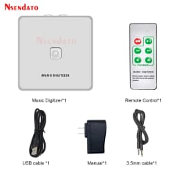 EZCAP 241 Music Digitizer Audio Capture Recorder Box Convert old analog Music Cassette Player to MP3 SD Card USB Flash Disk File