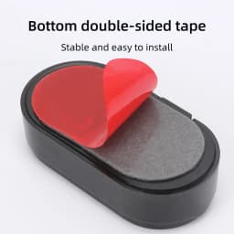 2PCS Solar Powered Car Fake Security Light Blue/Red Simulated Wireless Warning Lights Anti-Theft Alarm Flashing Signal Lamp