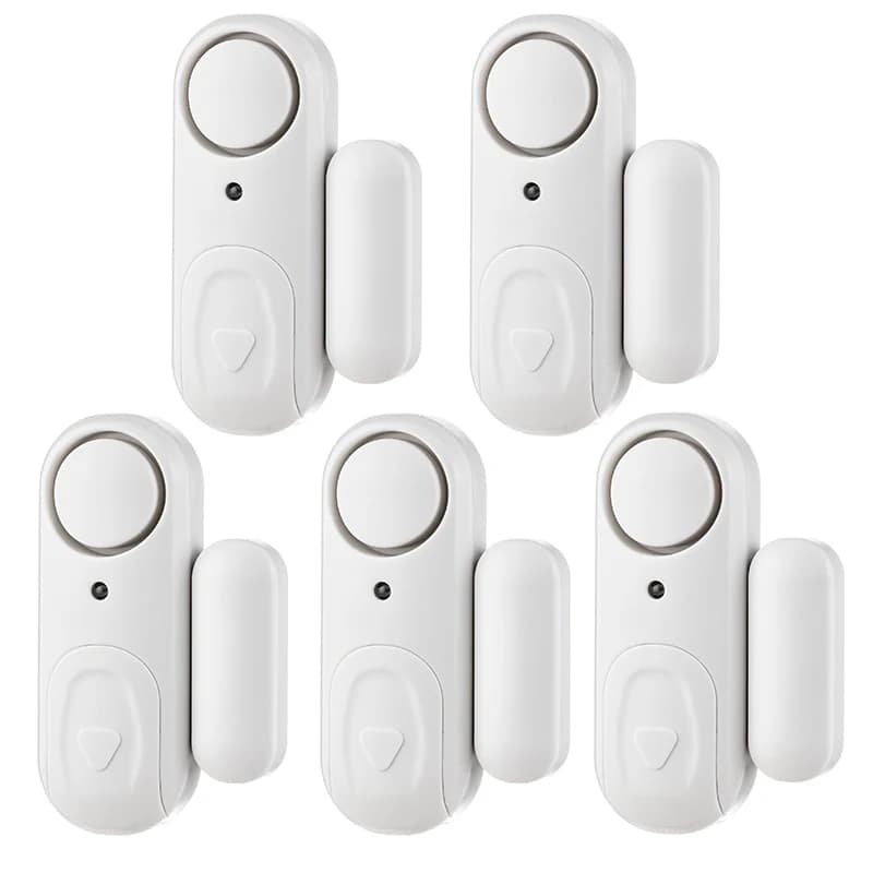 KERUI Door Window Magnets Sensor Detector with Battery 100dB Door Sensor Wireless Security Alarm for Home Working Independently