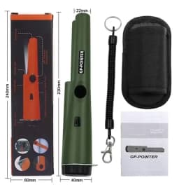 Handheld Metal Detector GP-pointer Pinpointing For Treasure Search Waterproof Positioning Rod Detecting With Bracelet Lights LED