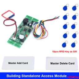 125Khz/13.56Mhz Proximity Rfid Reader Access Control PCB Board intercom module Embedded Access Control module 15000 user