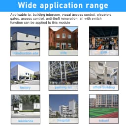 125Khz/13.56Mhz Proximity Rfid Reader Access Control PCB Board intercom module Embedded Access Control module 15000 user