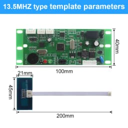 125Khz/13.56Mhz Proximity Rfid Reader Access Control PCB Board intercom module Embedded Access Control module 15000 user