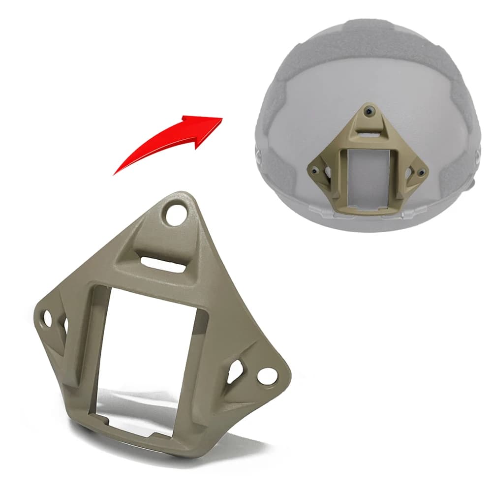Tactical FAST Helmet NVG Mount Hunting Airsoft Helmet Shroud Adapter for ACH MICH PASGT Tactical Night Vision Accessories