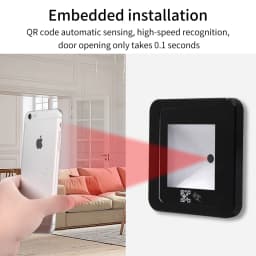 QR Code RFID Reader 125khz EM 13.56mhz MF Access Card Reader Scanner USB/Wiegand/RS232/485 2D QRCode BarCode Scanner