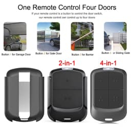 YNG800 MultiFrequency Garage Gate Remote Control 280MHz to 868MHz Rolling Code and Fixed Code 433MHz Hand Transmitter With Clip