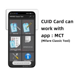5YOA 100pcs/lot CUID Card RFID Gen2 Smart Chip Android App MCT Modify UID Block 0 Changeable Rewritable Copy 13.56Mhz IC