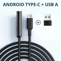 Type-c Android USB Endoscope Camera 7.0mm Soft Cable PC Android Phone Endoscope Pipe Type C Endoscope Inspection Mini Camera