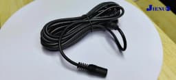 JIENUO DC 12V Power Adapter Extension Cable 5.5*2.1mm Male Female Power Cord Extend Wire 5M For Wireless CCTV Camera Wifi Router
