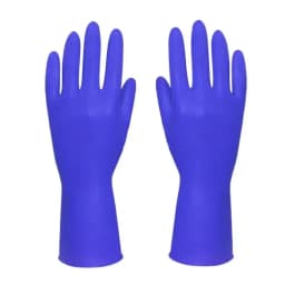 New Thickening 26CM Kids Work Gloves Rubber Red Yellow Blue Child Househeld Gloves Sleeveless Cleaning Gloves Washing Dishes