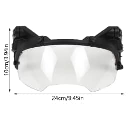 BOOIU Tactical Helmet Goggles Adjustable OP Goggles For FAST Helmet 90 Degree Detachable Hunting CS Games Protection Goggles