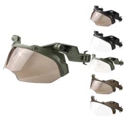 BOOIU Tactical Helmet Goggles Adjustable OP Goggles For FAST Helmet 90 Degree Detachable Hunting CS Games Protection Goggles