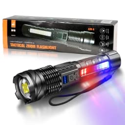 KDULIT Wolf Tooth Stick Flashlight Strong Light Charging Outdoor Super Bright Multi Functional Telescopic Self Defense Window