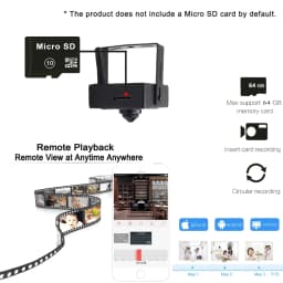 5MP 1080P POE 48V MINI IP Camera HD Cctv Security High Definition Surveillance Support Micro SD Slot Onvif Audio Home Camhipro