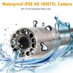 DVR/WiFi 20/30/50/100M Pipe Inspection Camera SYANSPAN 7"/9" Monitor HD 1000TVL Waterproof IP68 Drain Sewer Industrial Endoscope