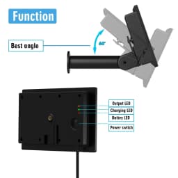 4W Solar Panel Waterproof IP66 Outdoor 2m Cable Charger USB TypeC 5V DC12V Powered Security WIFI Hunting Camera Or Tuya Sensors