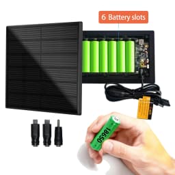 4W Solar Panel Waterproof IP66 Outdoor 2m Cable Charger USB TypeC 5V DC12V Powered Security WIFI Hunting Camera Or Tuya Sensors