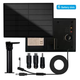 4W Solar Panel Waterproof IP66 Outdoor 2m Cable Charger USB TypeC 5V DC12V Powered Security WIFI Hunting Camera Or Tuya Sensors