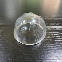 3.3 Inch Acrylic Dome Indoor / Outdoor CCTV Replacement Clear Camera  Dome Housing Cover For Hikvision dahua