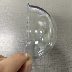 3.3 Inch Acrylic Dome Indoor / Outdoor CCTV Replacement Clear Camera  Dome Housing Cover For Hikvision dahua