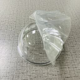 3.3 Inch Acrylic Dome Indoor / Outdoor CCTV Replacement Clear Camera  Dome Housing Cover For Hikvision dahua