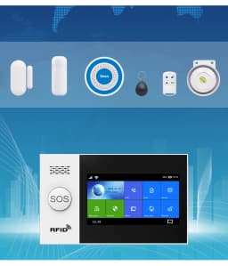 Mulo Smart Home WIFI Wireless Home Alarm System PG107 Tuya 4G Burglar Security Alarm Support Alexa & Google Suitable For Garage