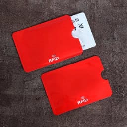 10pcs Anti-Scan Protection Card Sleeve Anti-magnetic Aluminum Foil Portable Bank Card Holder Credit NFC RFID Card Protector Case
