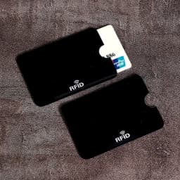 10pcs Anti-Scan Protection Card Sleeve Anti-magnetic Aluminum Foil Portable Bank Card Holder Credit NFC RFID Card Protector Case