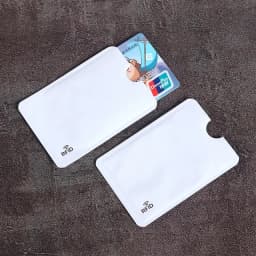10pcs Anti-Scan Protection Card Sleeve Anti-magnetic Aluminum Foil Portable Bank Card Holder Credit NFC RFID Card Protector Case