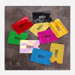 10pcs Anti-Scan Protection Card Sleeve Anti-magnetic Aluminum Foil Portable Bank Card Holder Credit NFC RFID Card Protector Case
