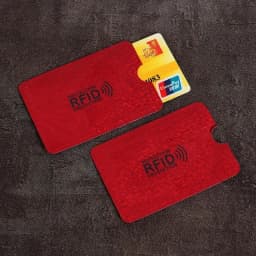 10pcs Anti-Scan Protection Card Sleeve Anti-magnetic Aluminum Foil Portable Bank Card Holder Credit NFC RFID Card Protector Case
