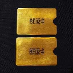 10pcs Anti-Scan Protection Card Sleeve Anti-magnetic Aluminum Foil Portable Bank Card Holder Credit NFC RFID Card Protector Case