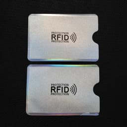 10pcs Anti-Scan Protection Card Sleeve Anti-magnetic Aluminum Foil Portable Bank Card Holder Credit NFC RFID Card Protector Case
