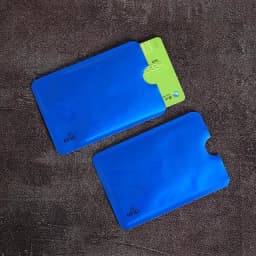 10pcs Anti-Scan Protection Card Sleeve Anti-magnetic Aluminum Foil Portable Bank Card Holder Credit NFC RFID Card Protector Case
