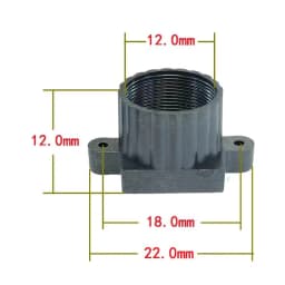 DIY M12 Lens Base 18mm Mounting Hole Spacing 6mm 8.5mm 12mm High Plastic Lens Holder PCB Board Module Lens Mount Connector