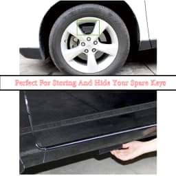 New Creative Magnetic Black Safe Box Car Key Holder Hidden Storage Secret Outdoor Stash For Home Office Car Truck Caravan
