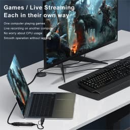 Type C USB 3.0/2.0 Video Capture Card HDTV 4K 30Hz MS2130 Game Grabber Record for Switch Xbox PS4/5 Live Broadcast