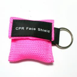 Keychain Style CPR Face Shield Portable Artificial Breathing Emergency Oxygen Mask Respirator Car Travel First Aid Kit Supplies