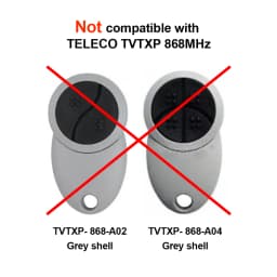 1/2/4 Buttons Teleco TXP433A01 TXP433A02 TXP433A04 TXP-433-A01 TXP-433-A02 TXP-433-A04 433.92MHz Rolling Code Garage Door Remote