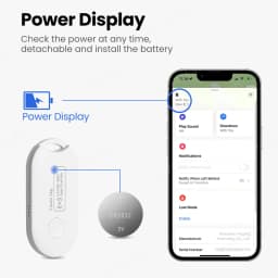Smart Tag Global Locator Mini GPS Tracker Works with iOS Find My APP Anti-lost Finder Locator for Keys Wallet Car Luggage