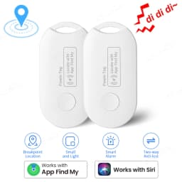 Smart Tag Global Locator Mini GPS Tracker Works with iOS Find My APP Anti-lost Finder Locator for Keys Wallet Car Luggage
