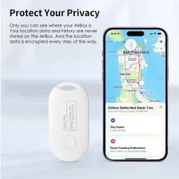 Smart Tag Global Locator Mini GPS Tracker Works with iOS Find My APP Anti-lost Finder Locator for Keys Wallet Car Luggage