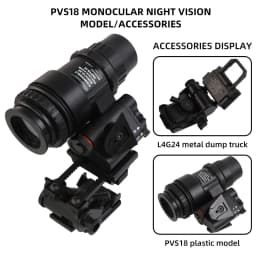 PVS-18 1:1 Scale Night Vision Goggle Replica - One-Piece Proportional Simulation Model for Collectors & Enthusiasts