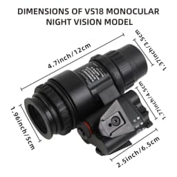 PVS-18 1:1 Scale Night Vision Goggle Replica - One-Piece Proportional Simulation Model for Collectors & Enthusiasts