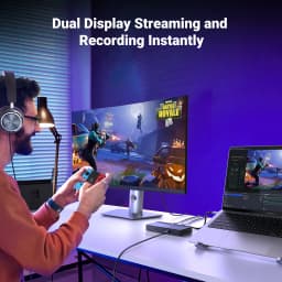 UGREEN HDMI 4K60Hz Video Capture Card HDMI to USB/Type-C Video Grabber Box for Computer Camera Live Stream Record Meeting